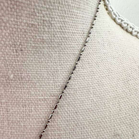 Disney Minnie Mickey Rhinestone Silhouette Clear Silver Locket Pendant Necklace - Picture 5 of 7